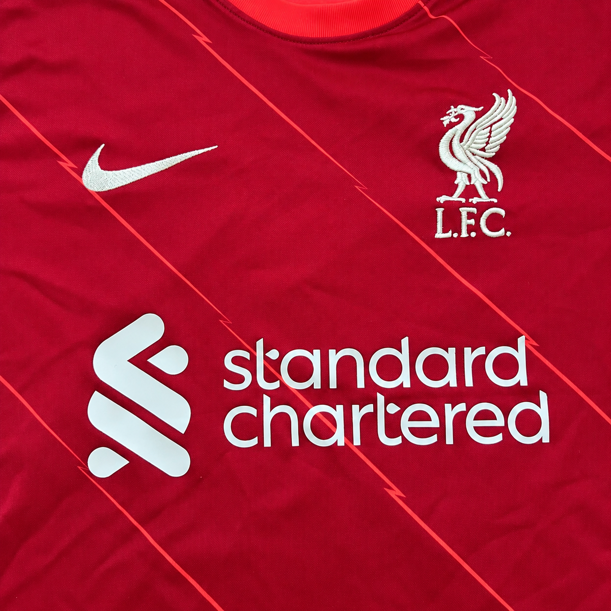 Liverpool 2021/22 Home Shirt – Mohamed Salah 11 – Nike – Medium