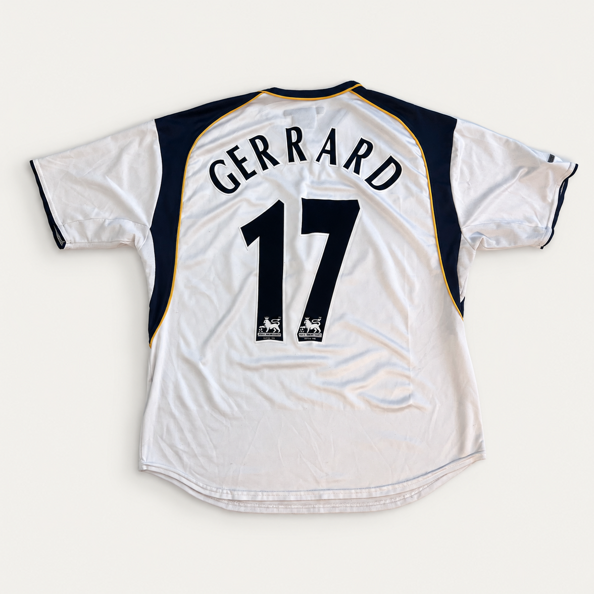 Liverpool FC 2001/03 Away Shirt – Gerrard 17 – Reebok – Size 42/44 XL - Shep's Retro