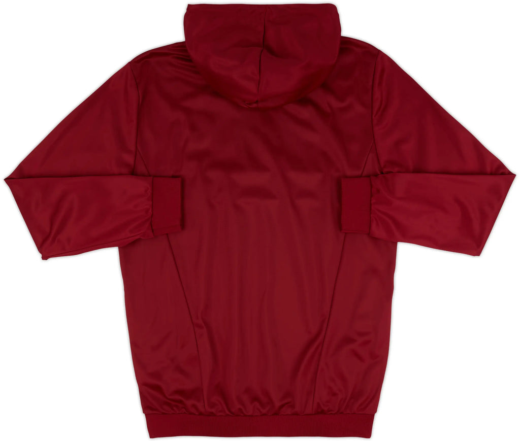 Heart of Midlothian FC Hummel Retro Quarter Zip Hoodie – Maroon – Men’s Medium - Shep's Retro