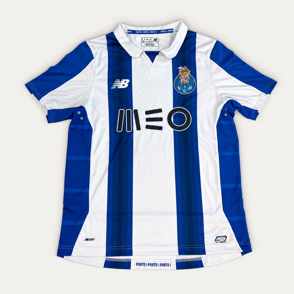FC Porto 2016/17 Home Football Shirt New Balance M – MEO – Size Medium - Shep's Retro