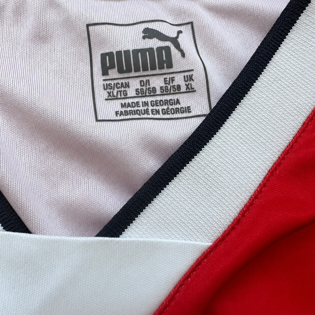 Arsenal 2016/17 Home Football Shirt Puma XL Red White Premier League Patches