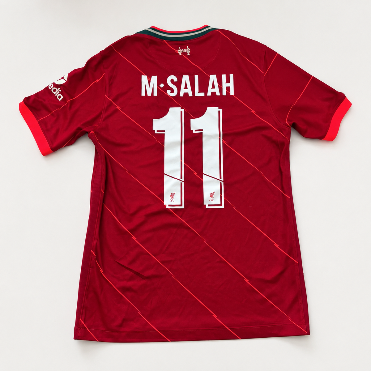 Liverpool 2021/22 Home Shirt – Mohamed Salah 11 – Nike – Medium