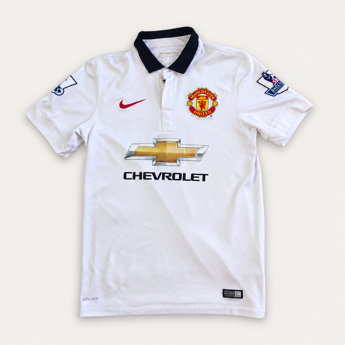 Manchester United 2014/15 Away Shirt Nike Di Maria 7 Men’s Small Premier League Shirt - Shep's Retro
