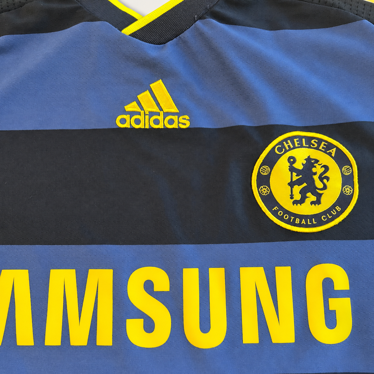 Chelsea 2009/10 Away Football Shirt – Adidas Samsung – Adults Medium – Original - Shep's Retro