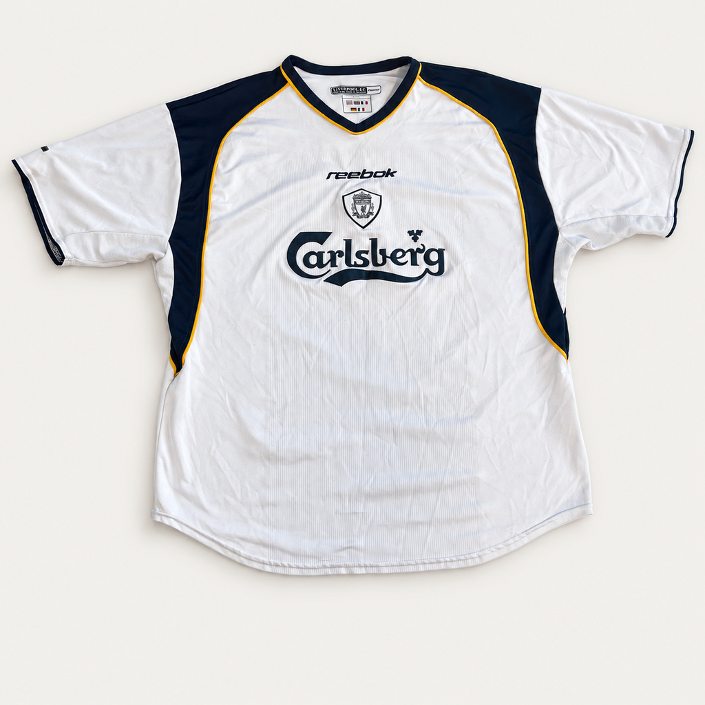 Liverpool FC 2001/03 Away Shirt – Gerrard 17 – Reebok – Size 42/44 XL - Shep's Retro