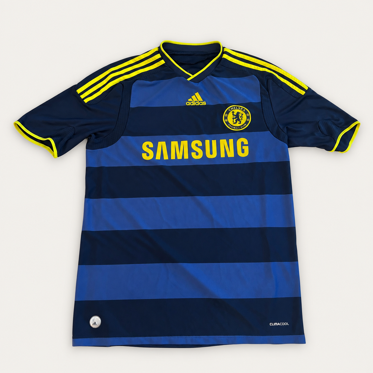 Chelsea 2009/10 Away Football Shirt – Adidas Samsung – Adults Medium – Original - Shep's Retro