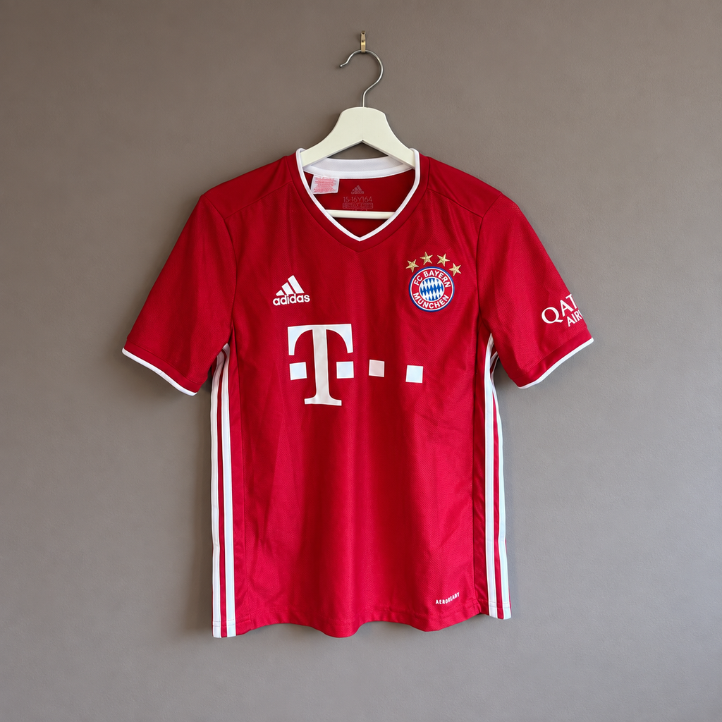 FC Bayern Munich Home Shirt 2020/21 – Adidas AEROREADY – Red – Junior 13-14 Years – BNWT - Shep's Retro