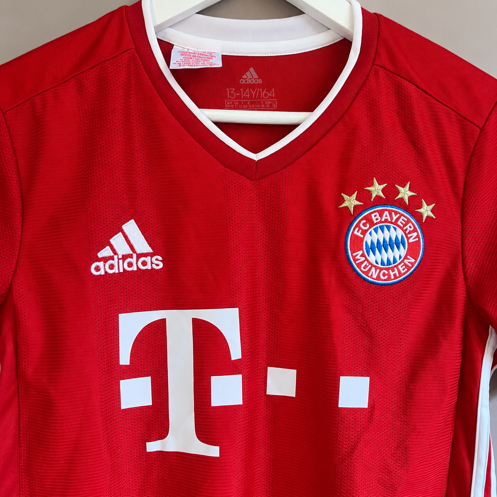 FC Bayern Munich Home Shirt 2020/21 – Adidas AEROREADY – Red – Junior 13-14 Years – BNWT - Shep's Retro