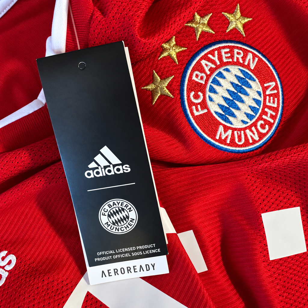 FC Bayern Munich Home Shirt 2020/21 – Adidas AEROREADY – Red – Junior 13-14 Years – BNWT - Shep's Retro