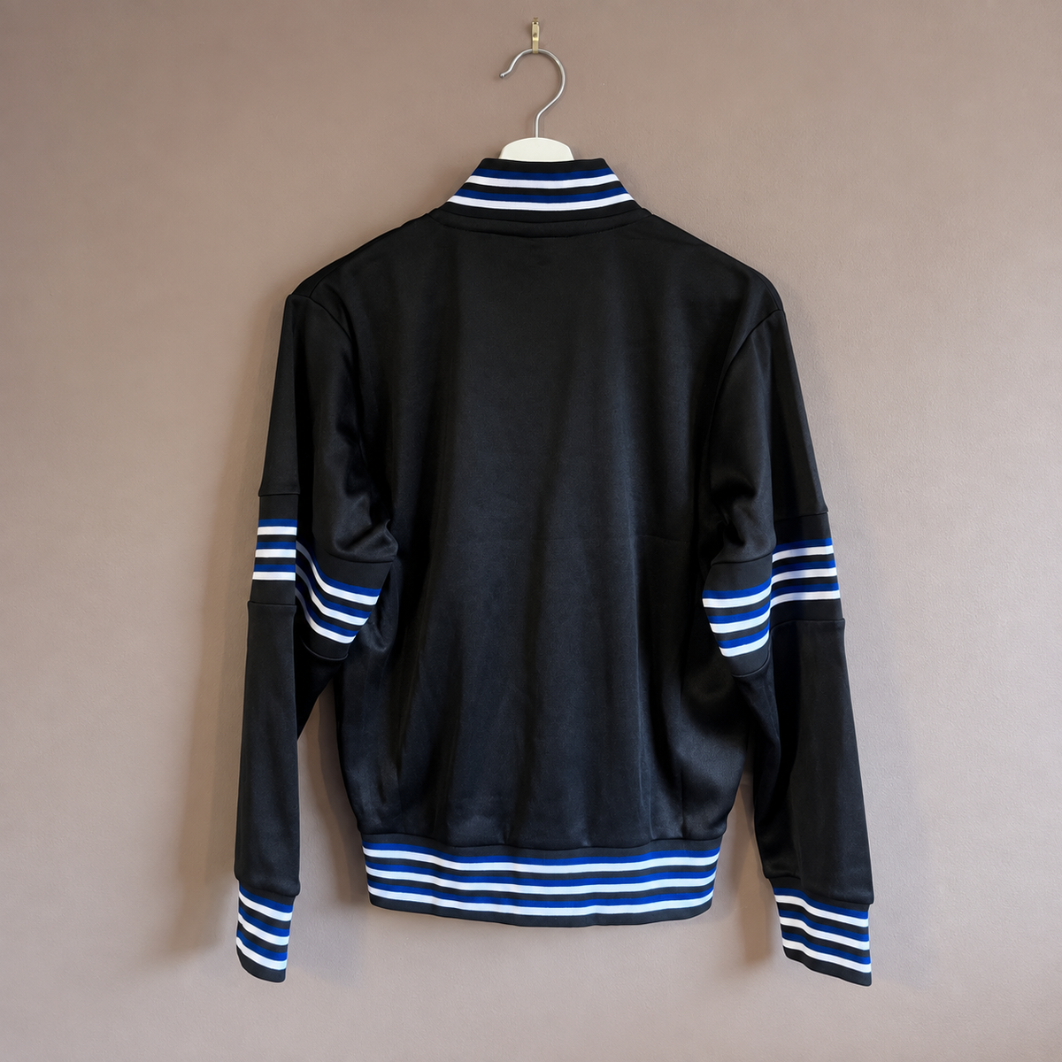 Newcastle United 1990 Retro Score Draw Track Jacket – Black & Blue Size Small - Shep's Retro
