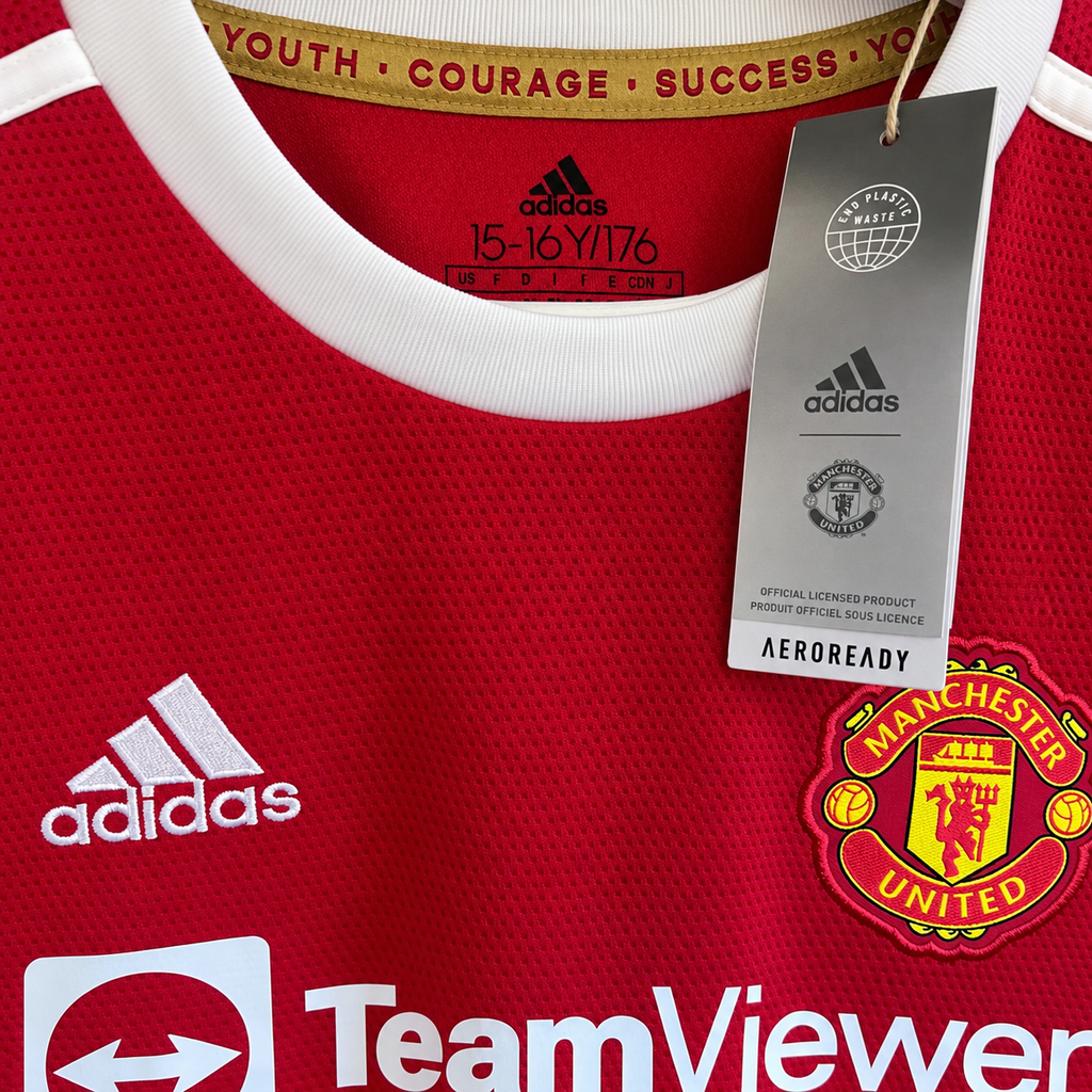 Manchester United 2021/22 Adidas Home Shirt – Cristiano Ronaldo #7 – 15–16 Years – BNWT - Shep's Retro