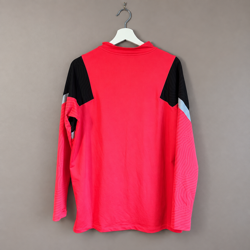 Liverpool FC Nike Strike Drill Training Top 2021/22 – AXA – Red – Size Large - Shep's Retro