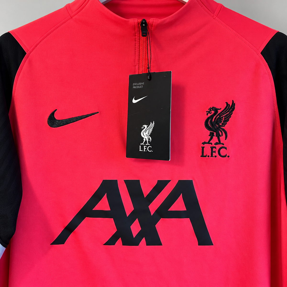 Liverpool FC Nike Strike Drill Training Top 2021/22 – AXA – Red – Size Large - Shep's Retro