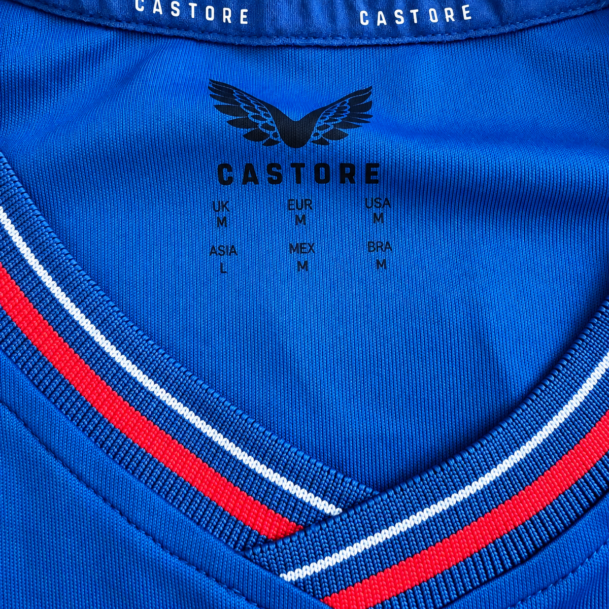 Rangers FC 2024/25 Home Football Shirt – Castore – UNIBET – Men’s Medium - Shep's Retro