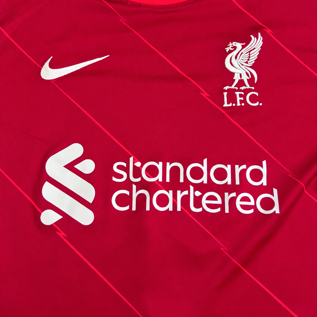 Liverpool FC 2021/22 Home Shirt – Henderson #14 – Nike Dri-FIT – Size Large - Shep's Retro