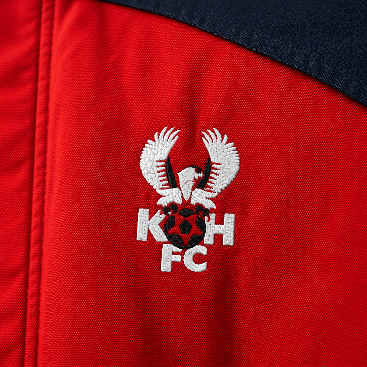 Kidderminster Harriers FC Vintage Nike Track Jacket – Red/Navy – Size Large - Shep's Retro