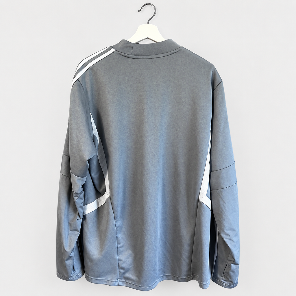 Wolverhampton Wanderers Adidas Grey Training Top – Men’s XL - Shep's Retro