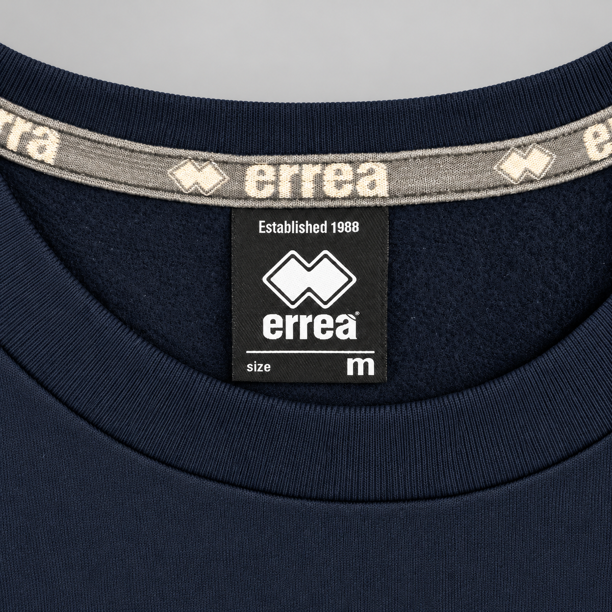 Hartlepool United FC Erreà Training Sweatshirt – Navy & Blue – Suit Direct Sponsor – Men’s Medium - Shep's Retro