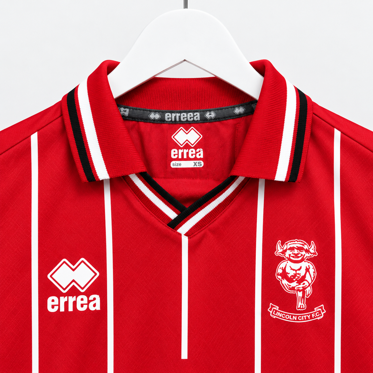 Lincoln City 2020/21 Erreà Home Shirt – Jorge Grant #10 – Red – Size XS - Shep's Retro