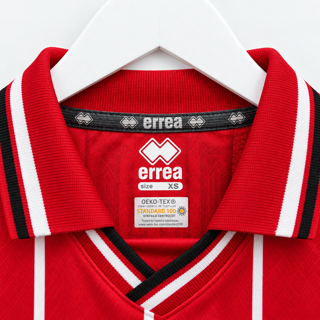 Lincoln City 2020/21 Erreà Home Shirt – Jorge Grant #10 – Red – Size XS - Shep's Retro