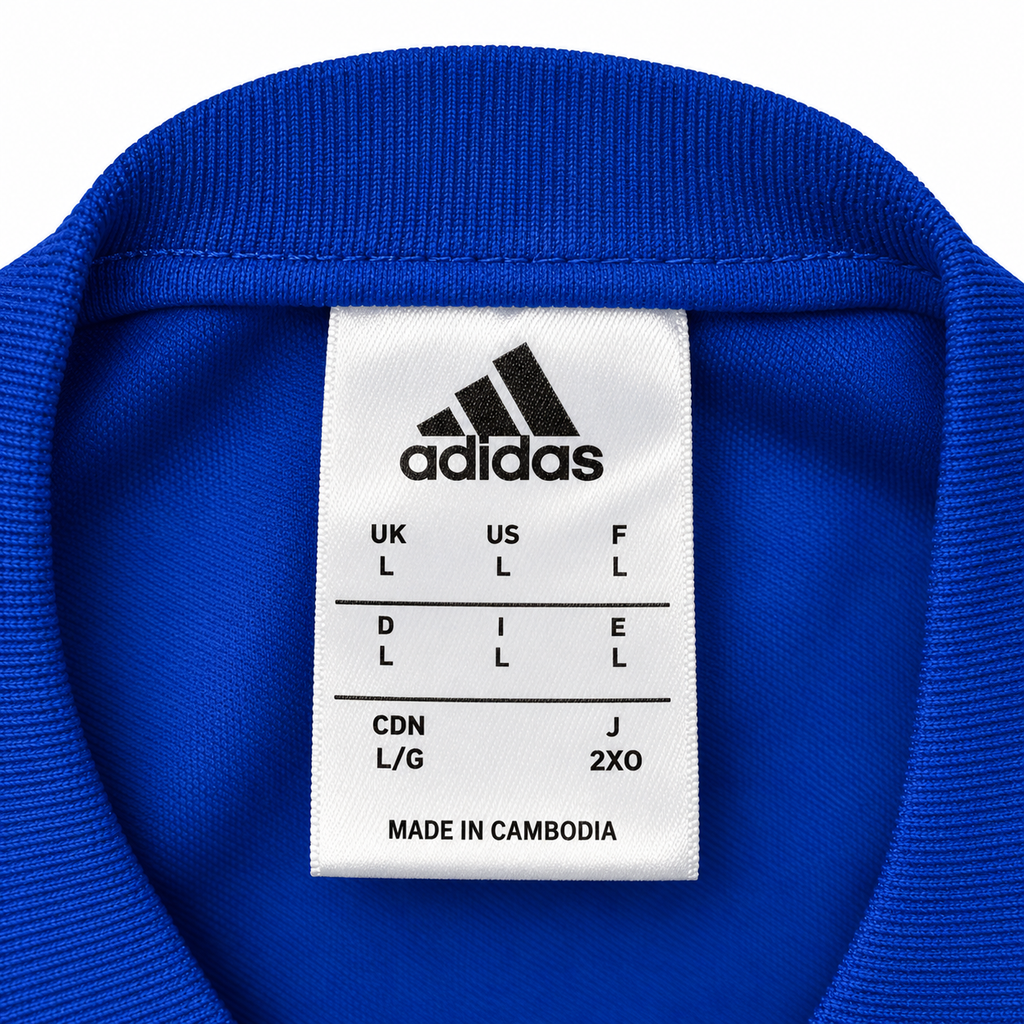 Northern Ireland Adidas Vauxhall Training Top – Royal Blue – Men’s Large - Shep's Retro
