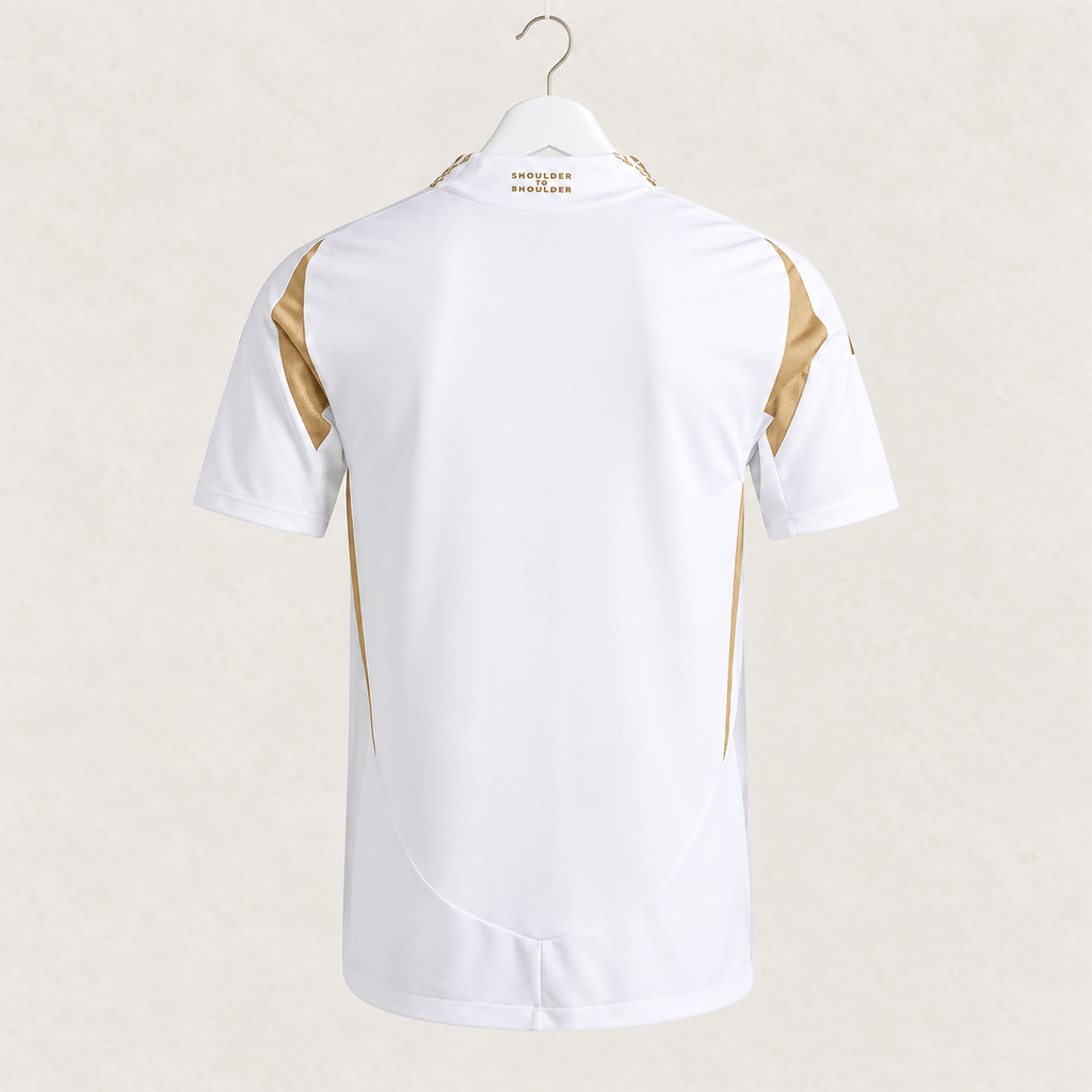 LAFC 2025 Away Shirt – Adidas White & Gold Jersey - Shep's Retro