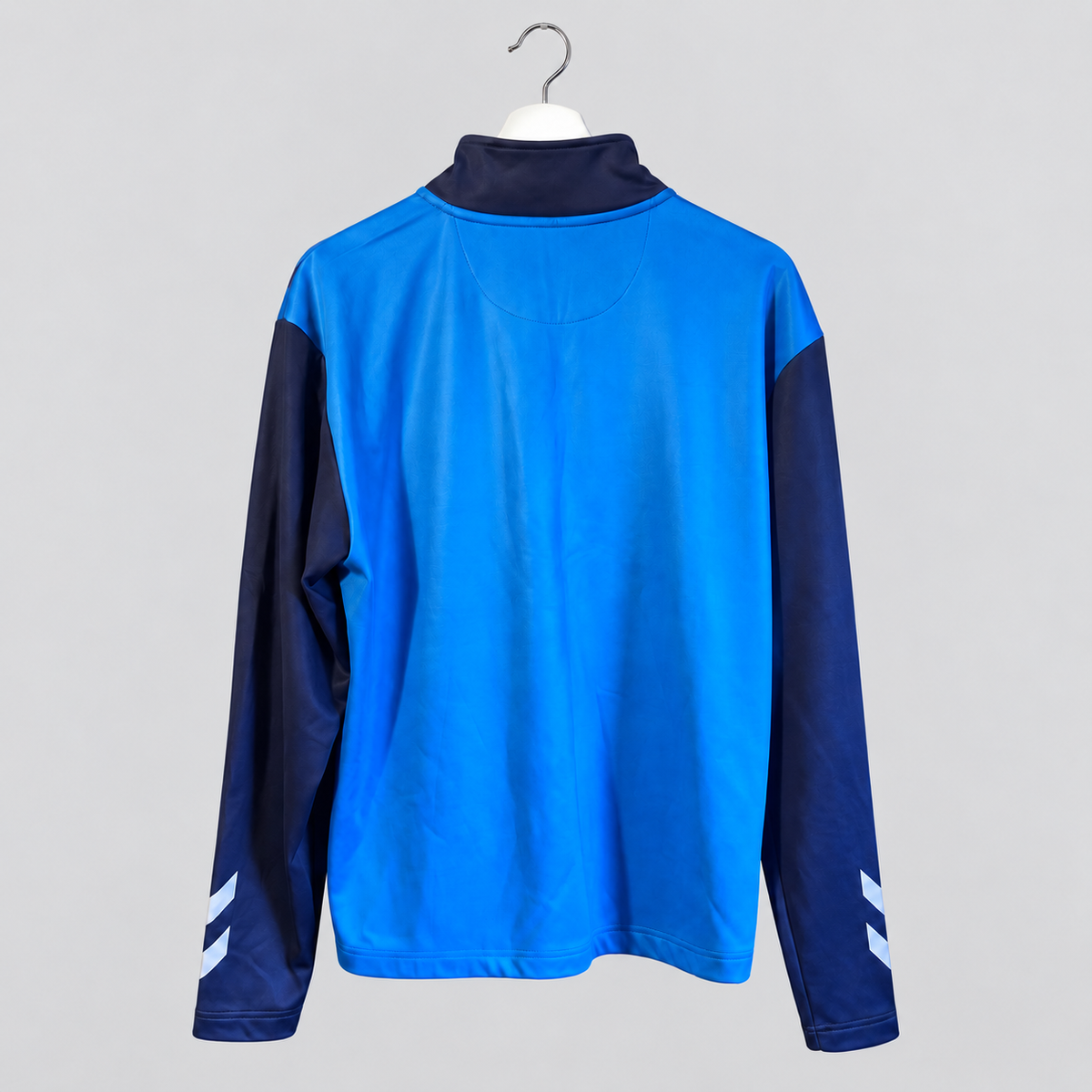 Kilmarnock FC Hummel Training Quarter Zip Top – Blue – Size Medium - Shep's Retro