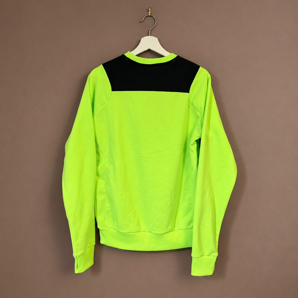 Liverpool FC New Balance BetVictor Training Sweatshirt 2016/17 – Neon Green – Size Small - Shep's Retro