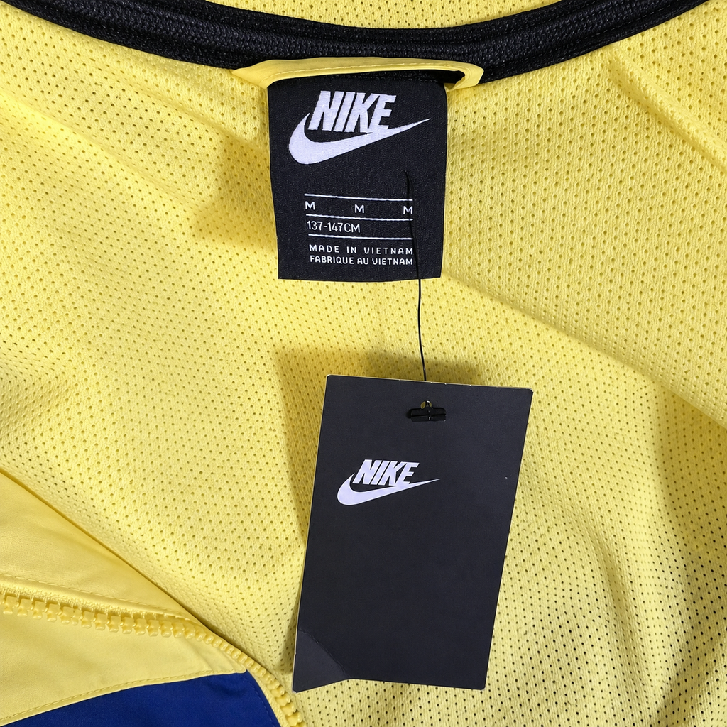 FC Barcelona Nike NSW Windrunner Woven Jacket 2019/20 – Yellow/Blue/Claret – Kids Medium – New With Tags - Shep's Retro
