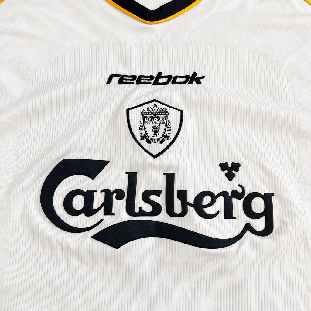 Liverpool FC 2001/03 Away Shirt – Gerrard 17 – Reebok – Size 42/44 XL - Shep's Retro