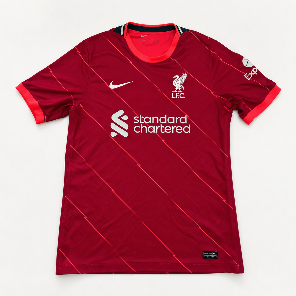 Liverpool 2021/22 Home Shirt – Mohamed Salah 11 – Nike – Medium