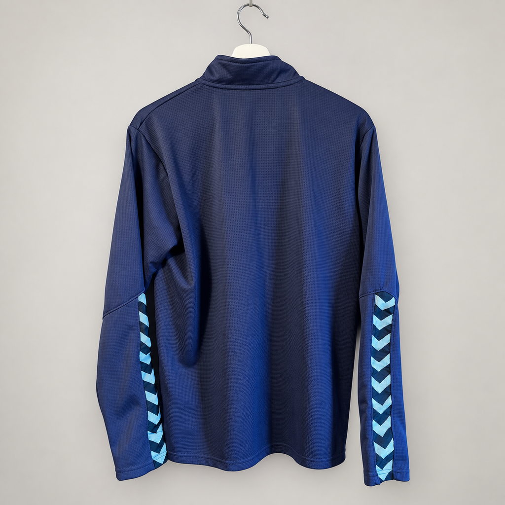 Northampton Town FC Hummel Quarter-Zip Training Top – Navy - Shep's Retro