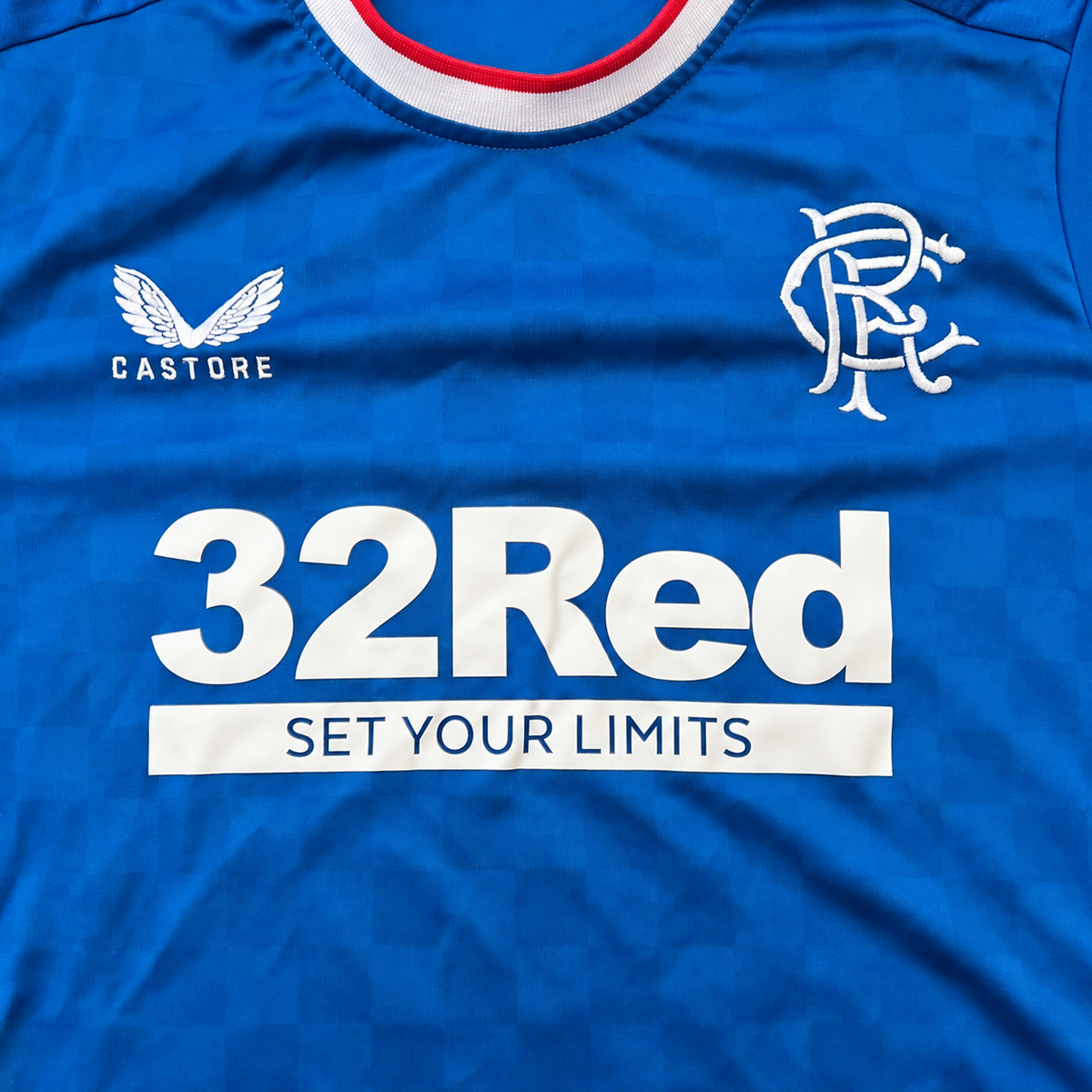 Rangers FC 2022/23 Home Football Shirt – Castore – Blue – Men’s Medium