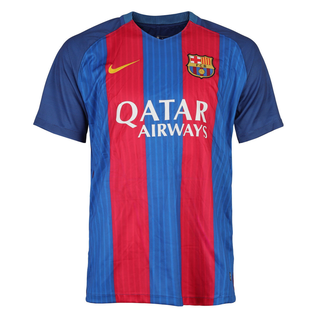 Ronaldinho Signed Barcelona Shirt – 2016/17 Home Kit with Icons COA - Shep's Retro