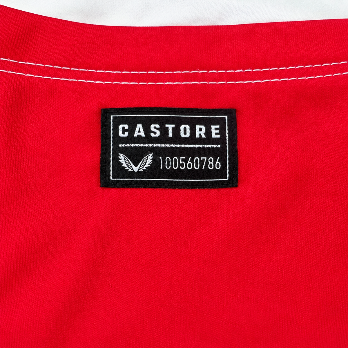Rangers FC 2022/23 Away Football Shirt Castore White & Red Men's Medium